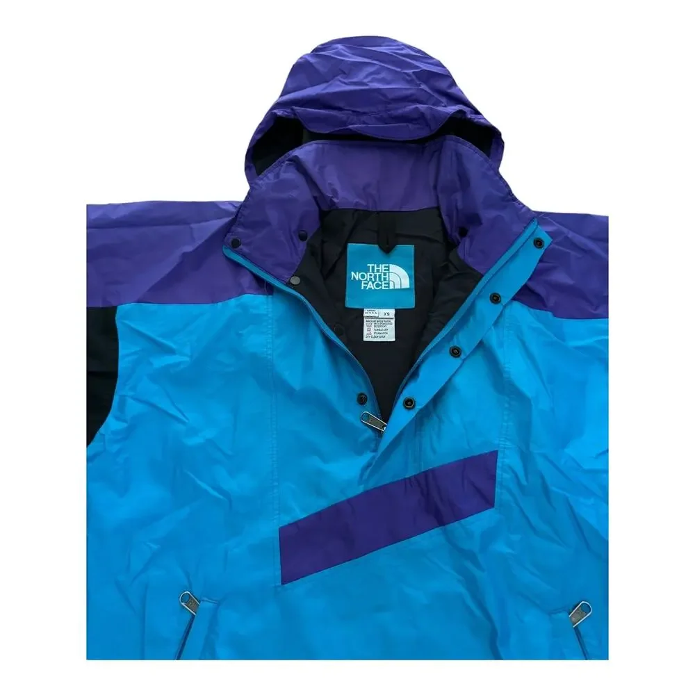 Vintage 1990s The North Face Colorblock Pullover Anorak XS